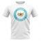 U.S Virgin Islands Football Badge T-Shirt (White)