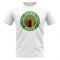 Zambia Football Badge T-Shirt (White)