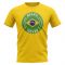 Brazil Football Badge T-Shirt (Yellow)