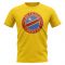 Dr Congo Football Badge T-Shirt (Yellow)