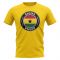 Ghana Football Badge T-Shirt (Yellow)