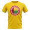 Guinea Bissau Football Badge T-Shirt (Yellow)