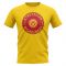 Kyrgyzstan Football Badge T-Shirt (Yellow)