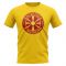 Macedonia Football Badge T-Shirt (Yellow)