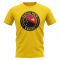 Papa New Guinea Football Badge T-Shirt (Yellow)