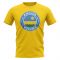 Rwanda Football Badge T-Shirt (Yellow)