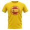 Spain Football Badge T-Shirt (Yellow)