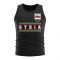 Syria Core Football Country Sleeveless Tee (Black)