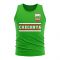 Chechnya Core Football Country Sleeveless Tee (Green)