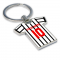 Personalised Dunfermline Football Shirt Key Ring