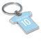 Personalised Lazio Football Shirt Key Ring