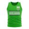 Saudi Arabia Core Football Country Sleeveless Tee (Green)