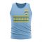 Rwanda Core Football Country Sleeveless Tee (Sky)