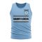 Saint Lucia Core Football Country Sleeveless Tee (Sky)