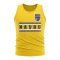 Nauru Core Football Country Sleeveless Tee (Yellow)
