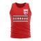 Denmark Core Football Country Sleeveless Tee (Red)