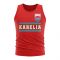 Karelia Core Football Country Sleeveless Tee (Red)