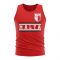 Malta Core Football Country Sleeveless Tee (Red)