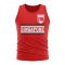 Singapore Core Football Country Sleeveless Tee (Red)