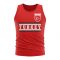 Turkey Core Football Country Sleeveless Tee (Red)