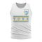 Tuva Core Football Country Sleeveless Tee (White)