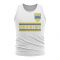 Ukraine Core Football Country Sleeveless Tee (White)