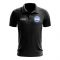 Nicaragua Football Polo Shirt (Black)