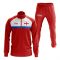 England Concept Football Tracksuit (Red)