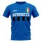 Inter Milan Vintage Football T-Shirt (Blue)