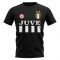Juventus Vintage Football T-Shirt (Black)