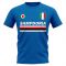 Sampdoria Vintage Football T-Shirt (Blue)