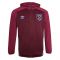2020-2021 West Ham Hooded Jacket (Claret)