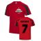 Luciano Narsingh Feyenoord Sports Training Jersey (Red)