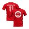 Zlatan Ibrahimovic Milan Illustration T-Shirt (Red)