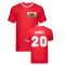 Daniel James Wales Ringer Tee (Red)
