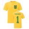 Taffarel Brazil National Hero Tee's (Yellow)
