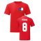Arturo Vidal Chile National Hero Tee (Red)