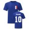 Zinedine Zidane France National Hero Tee's (Blue)