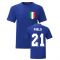 Andrea Pirlo Italy National Hero Tee's (Blue)