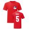 Nemanja Vidic Serbia National Hero Tee (Red)