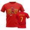 Cristiano Ronaldo Portugal Player Tee (Red)