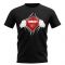 Turkey Chest Badge T-Shirt (Black)