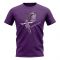 Gabriel Batistuta Celebration T-Shirt (Purple)