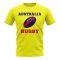 Australia Rugby Ball T-Shirt (Yellow)