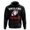 England Rugby Ball Hoody (Black)