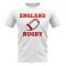 England Rugby Ball T-Shirt (White)