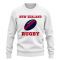 New Zealand Rugby Ball Sweatshirt (White)