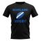 Scotland Rugby Ball T-Shirt (Black)
