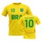 Ronaldinho Country Code Hero T-Shirt (Yellow)