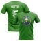 Sebastian Vettel Illustration T-Shirt (Green)